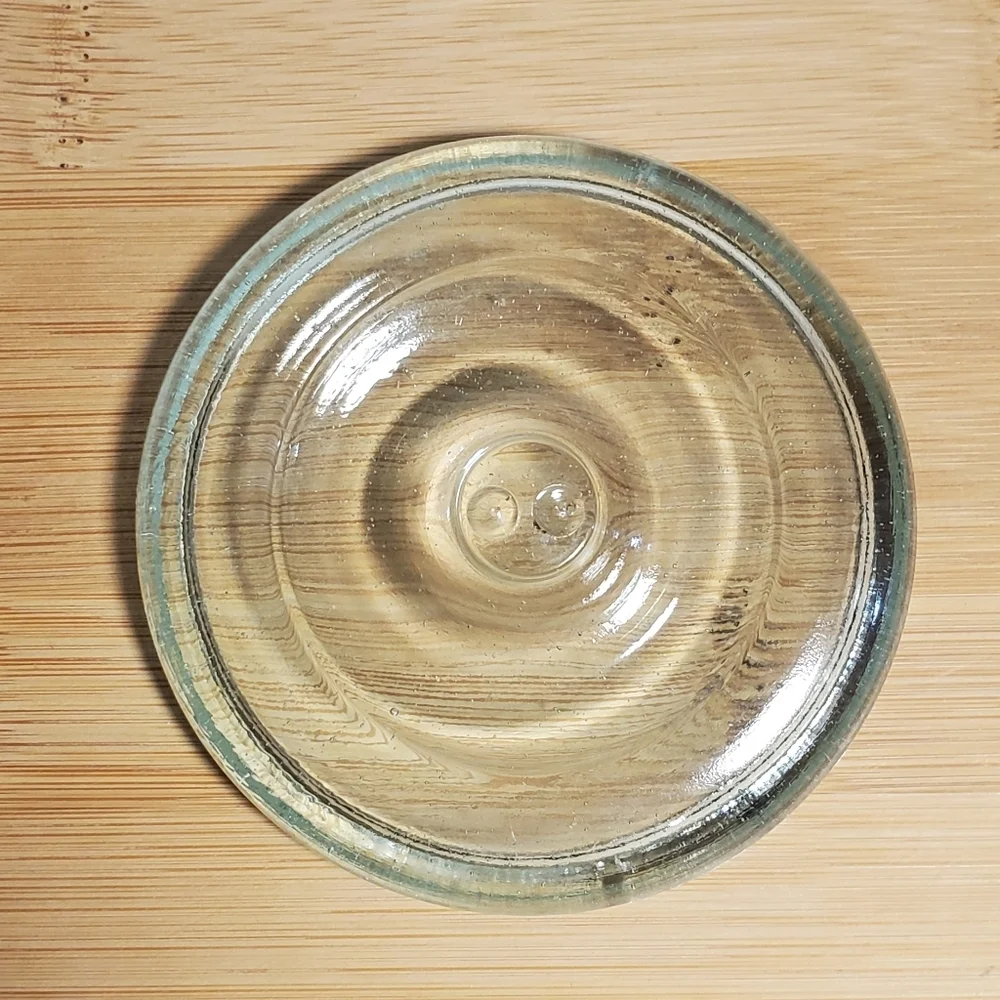 BALL Ideal Canning / Mason Jar 1 Quart Aqua Blue Mold #4 Vintage 1923 To 1933